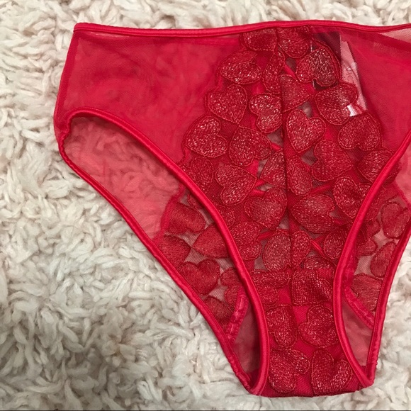 Victoria's Secret Other - VS High Waisted Shimmer Heart Corset Back Panty!